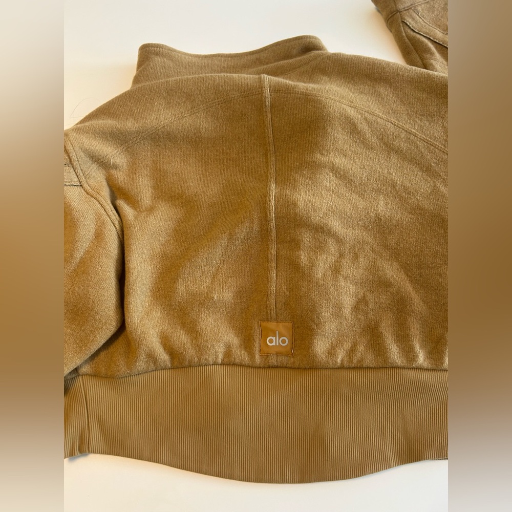 Alo Yoga, Brown Strut Cropped Jacket, Sz M - Picture 8 of 14